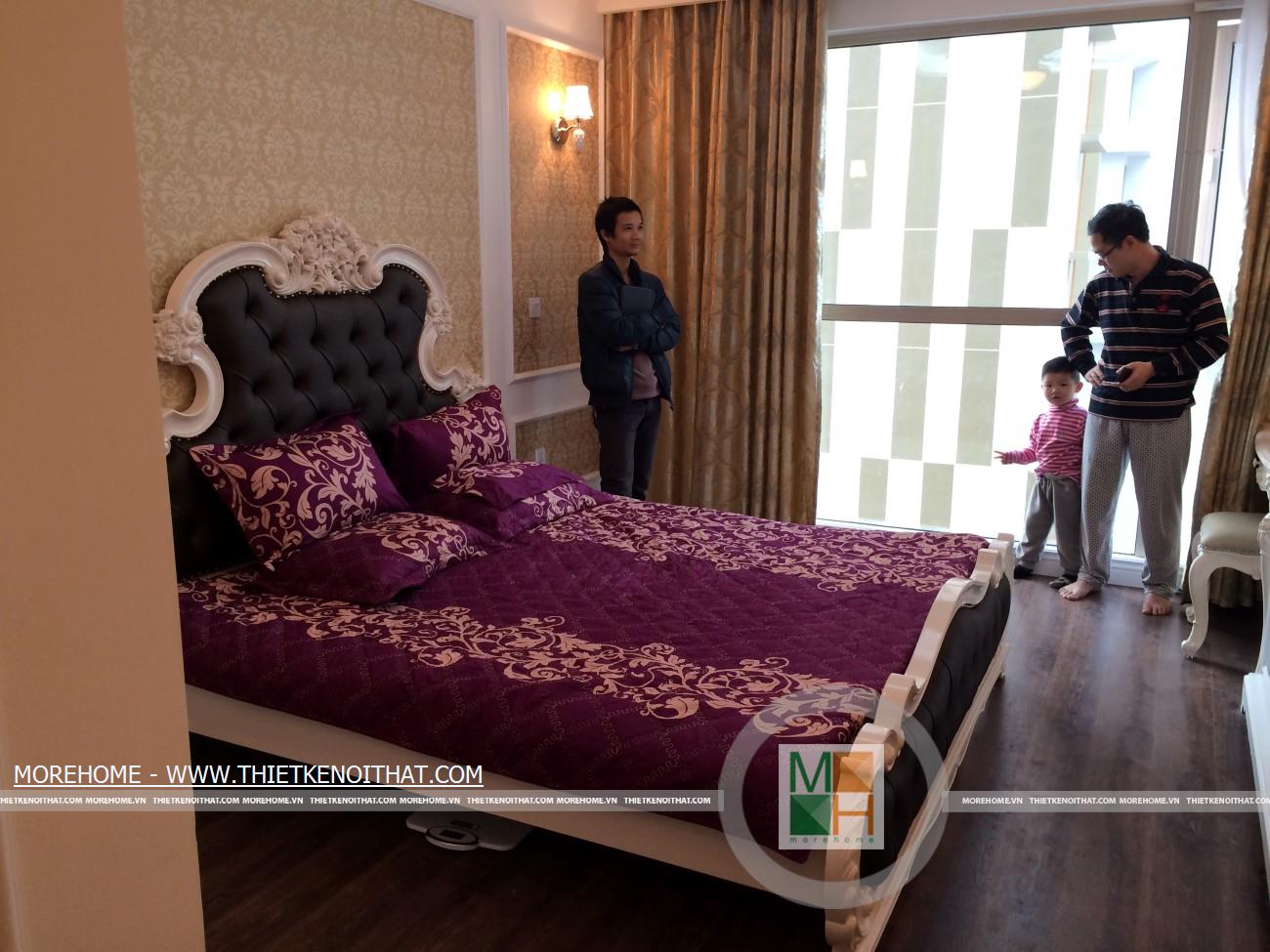 thi công phòng khách