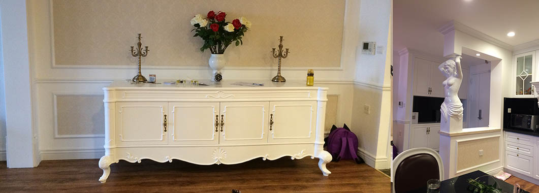 thi công phòng khách