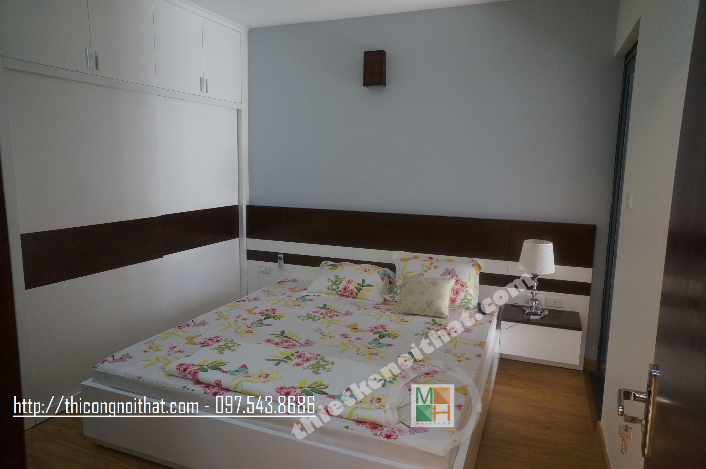 thi công nội thất chung cư meco Trường chinh - chị Hằng