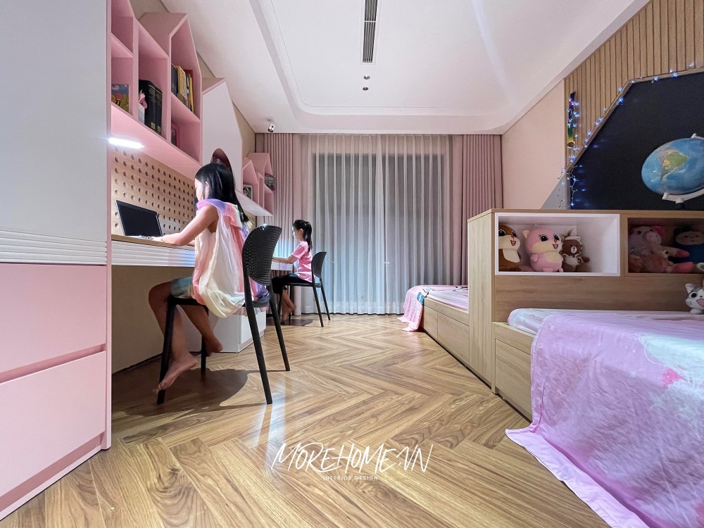 Thi công hoàn thiện nội thất Penhouse tại khu đô thị Ecopark Hưng Yên