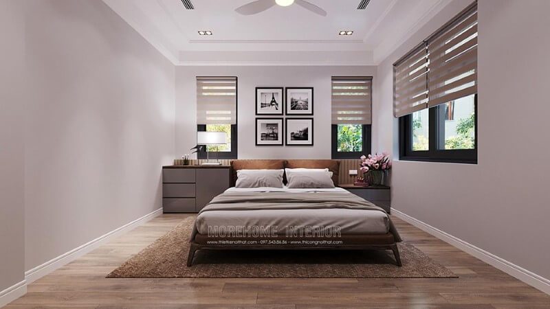 Nội thất phòng ngủ gỗ tự nhiên