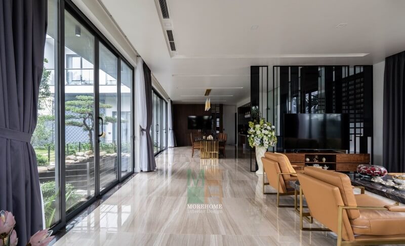 Morehome nhận thi công nội thất trọn gói tại Hà Tĩnh. Trên đây là hình ảnh công trình thi công nội thất nhà biệt thự hiện đại tại Hà Tĩnh Thi công nội thất biệt thự