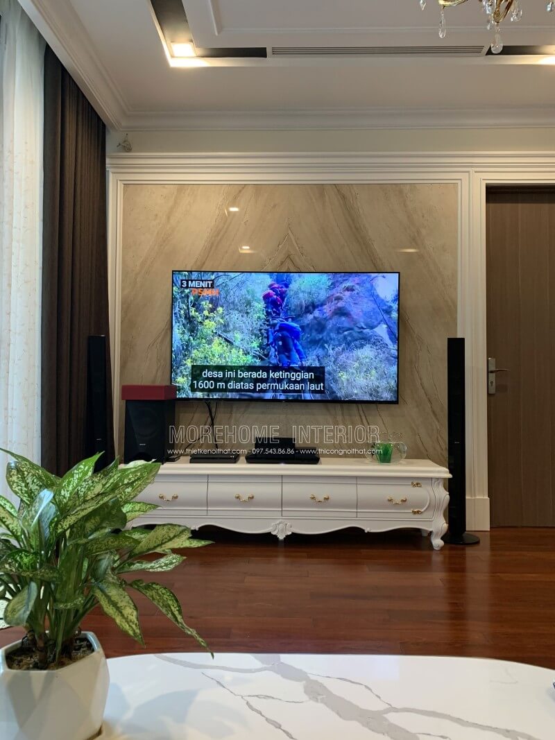 Thi công nội thất phòng khách đẹp, sang trọng