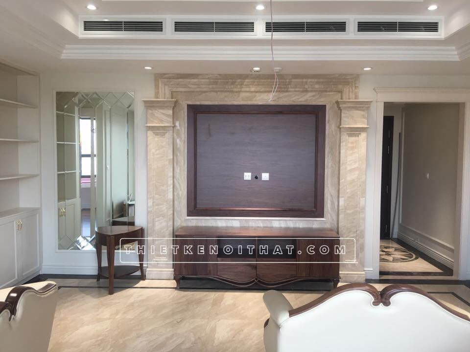 Thi công nội thất phòng khách đẹp, sang trọng