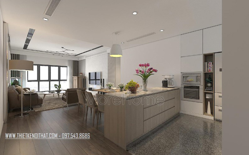 Mẫu thi công trang trí biệt thự đẹp của More Home