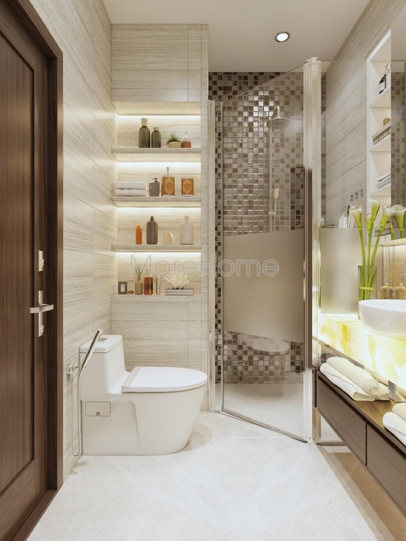Gợi ý các mẫu thiết kế thi công nhà vệ sinh nhỏ gọn, sang trọng Gợi ý các mẫu thiết kế thi công nhà vệ sinh nhỏ gọn, sang trọng