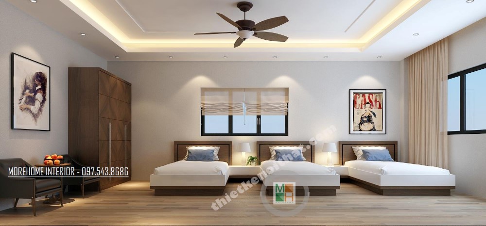 Thiết kế thi công nội thất khách sạn uy tín tại Hà Nội, Đà Nẵng,Tp.HCM