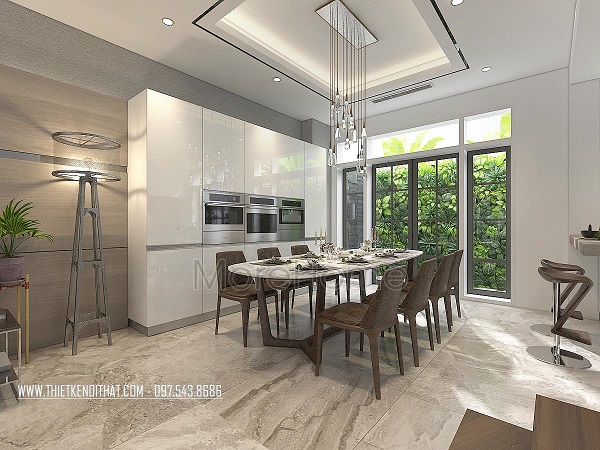 Thiết kế thi công biệt thự đẹp phong cách hiện đại 3