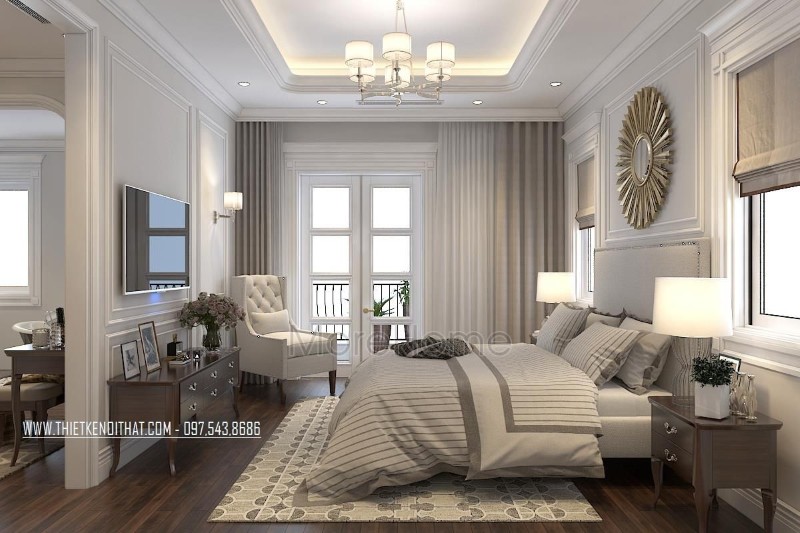Thiết kế và thi công nội thất tổng thể biệt thự hải phòng