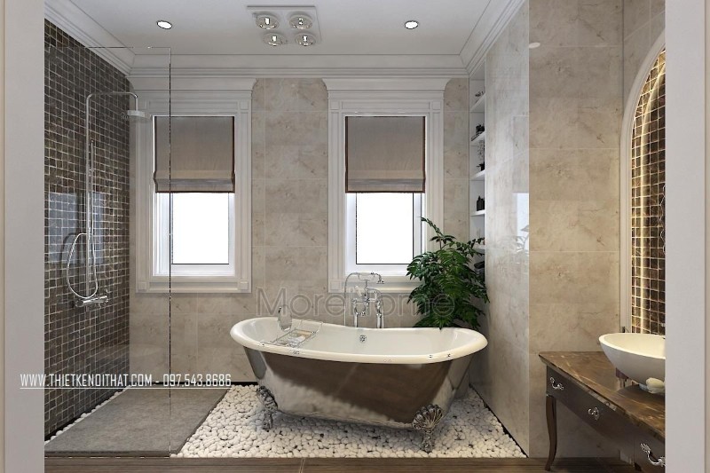 Thiết kế và thi công nội thất tổng thể biệt thự hải phòng