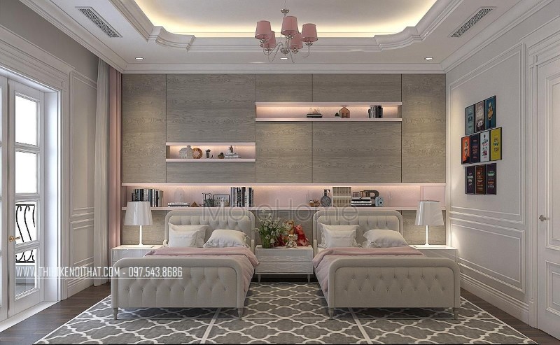 Thiết kế và thi công nội thất tổng thể biệt thự hải phòng